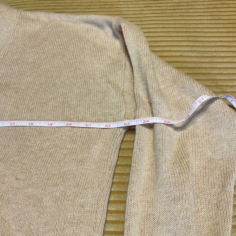 LOFT Light Tan Cardigan Sweater - Picture 5 of 5